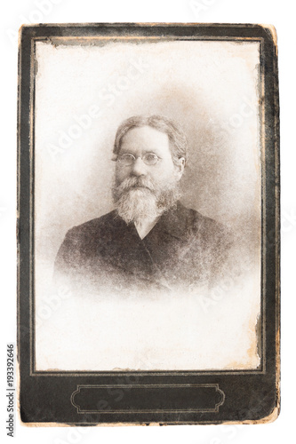 retro antique photo early twentieth century