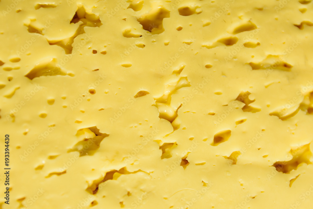 Texture of the sliced cheese for background Texture of the sliced cheese for background