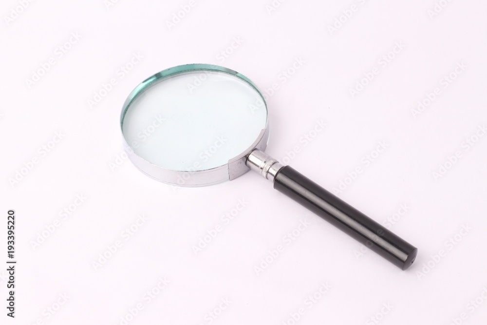 magnifying glass isolated on white background magnifying glass isolated on white background