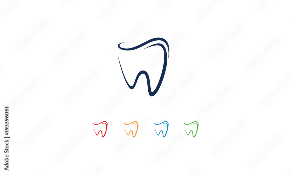 Dental logo design template Dental logo design template