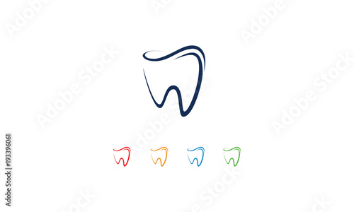 Dental logo design template
