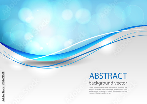 Blue line abstract background. Vector illustration.