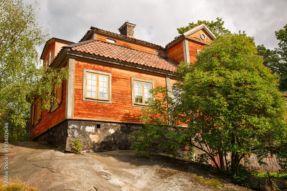 Old wooden house