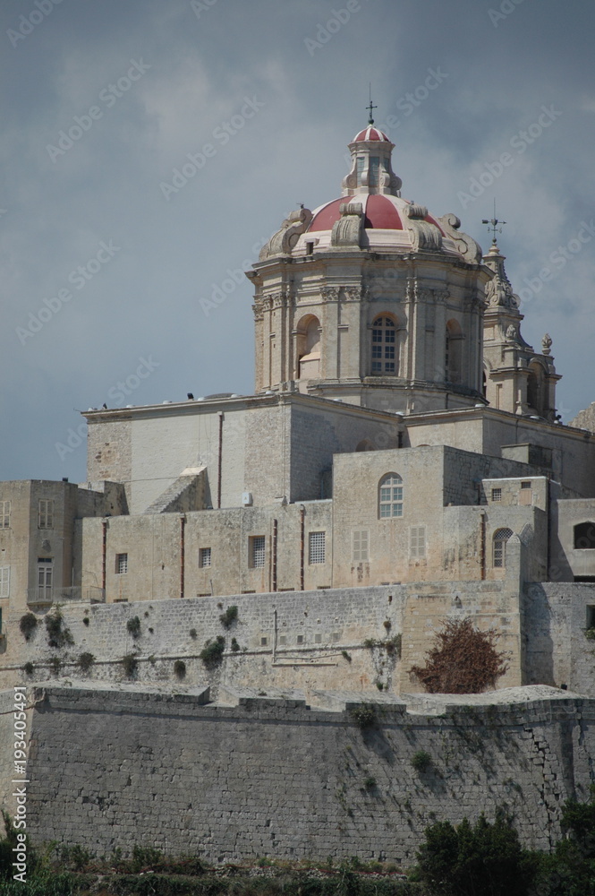 Malte, la cathédrale St-Pierre et St-Paul, Mdina