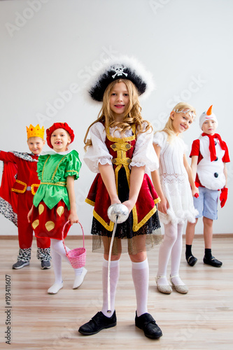 Kids costume party photo