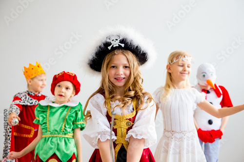 Fototapeta Kids costume party