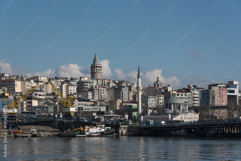 Istanbul view - Turkey travel architecture background