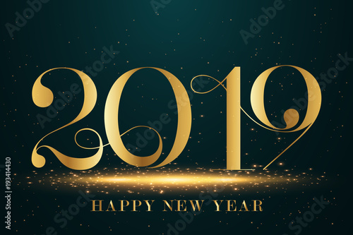 New year 2019. Happy new year