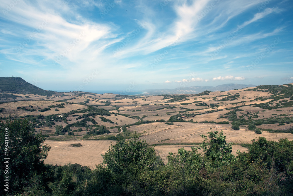 View on Sardinia