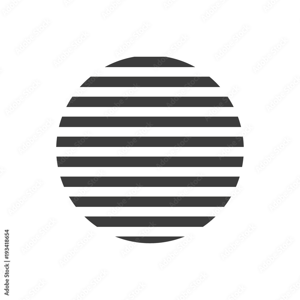 Domain Icon. Black vector illustration on white background.