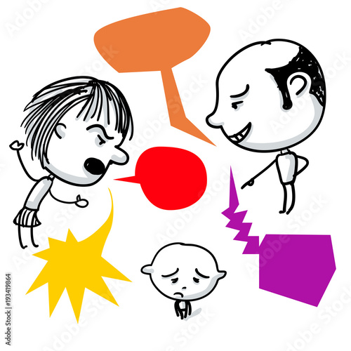 Streit-Familie-dysfunktional