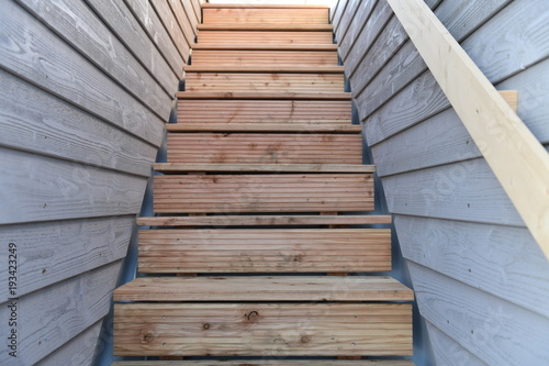 Treppenstufen aus Holz