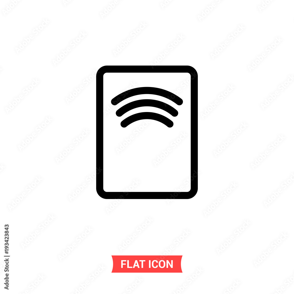 Smart card vector icon Smart card vector icon