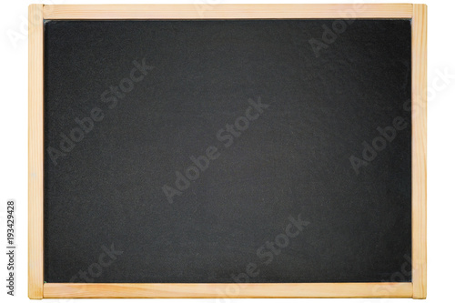 Blank Blackboard Background textured isolated on white