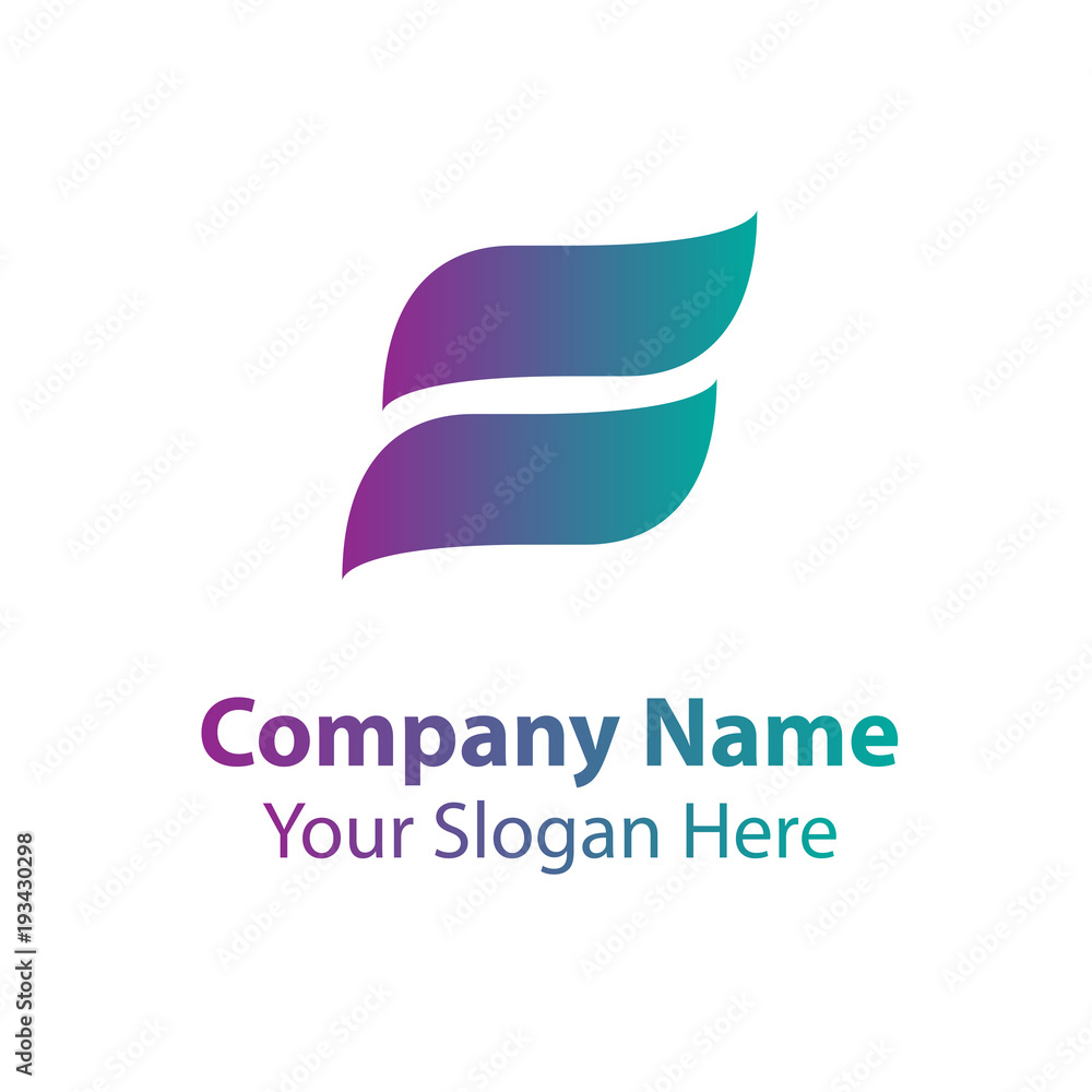 Abstract logo design in gradient color style on white background, Abstract graphic icon, logo design template, symbol for company Abstract logo design in gradient color style on white background, Abstract graphic icon, logo design template, symbol for company