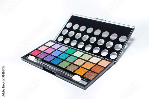 Decorative cosmetics for makeup. Concealers closeup .Cosmetics for contouring the face.