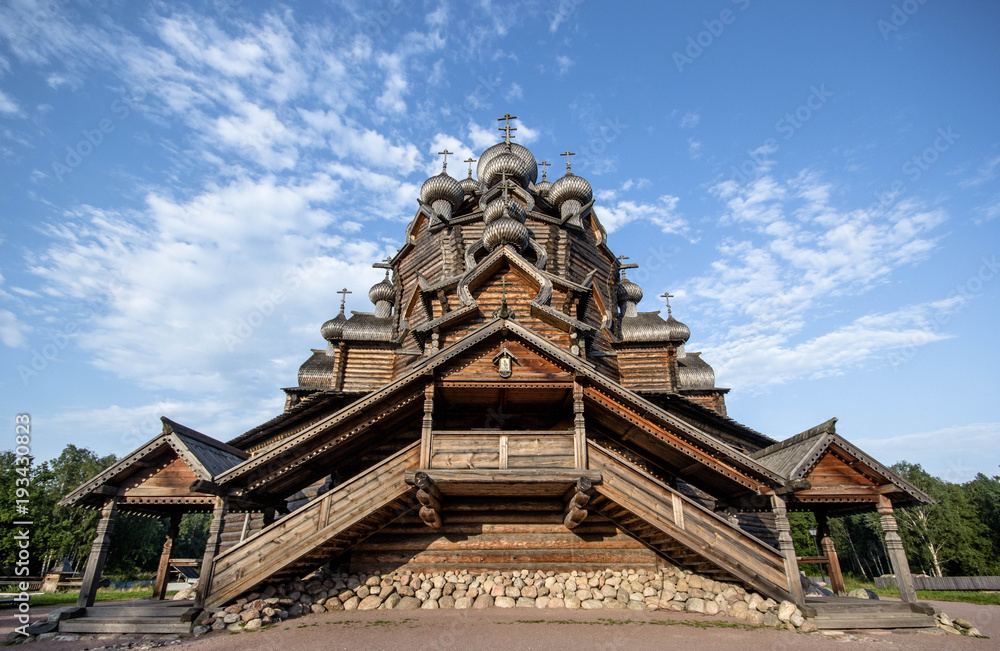 Karjala wooden ancient church