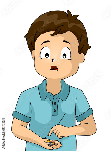 Kid Boy Travel By Boat Illu...