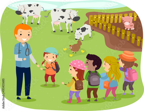 Stickman Kids Livestock Vet...