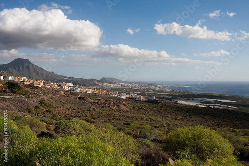 Coastal Tourism area, Tenerife, Spain