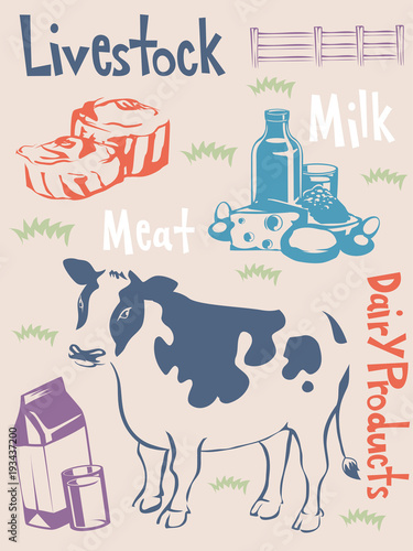 Agriculture Products Cow Il...