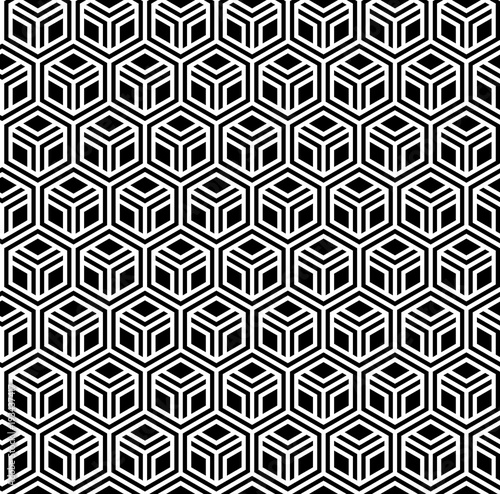 Vector Geometric Pattern, Seamless Background with Rhombus. Abstract Simple Ornament. Contemporary texture for Design.