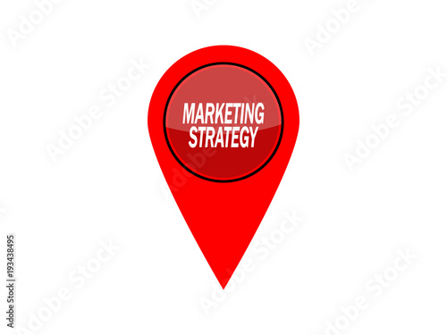 Free Download  Red map pointer with text marketing strategy - GFXLoad