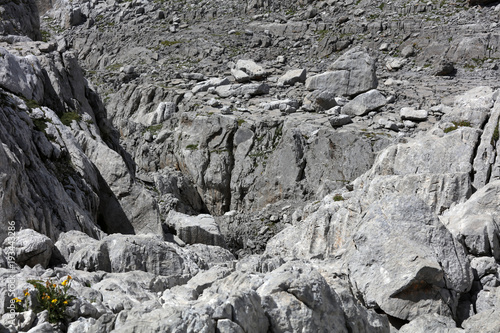 Wandern Berge Felsen in den spanischen Pyrenäen