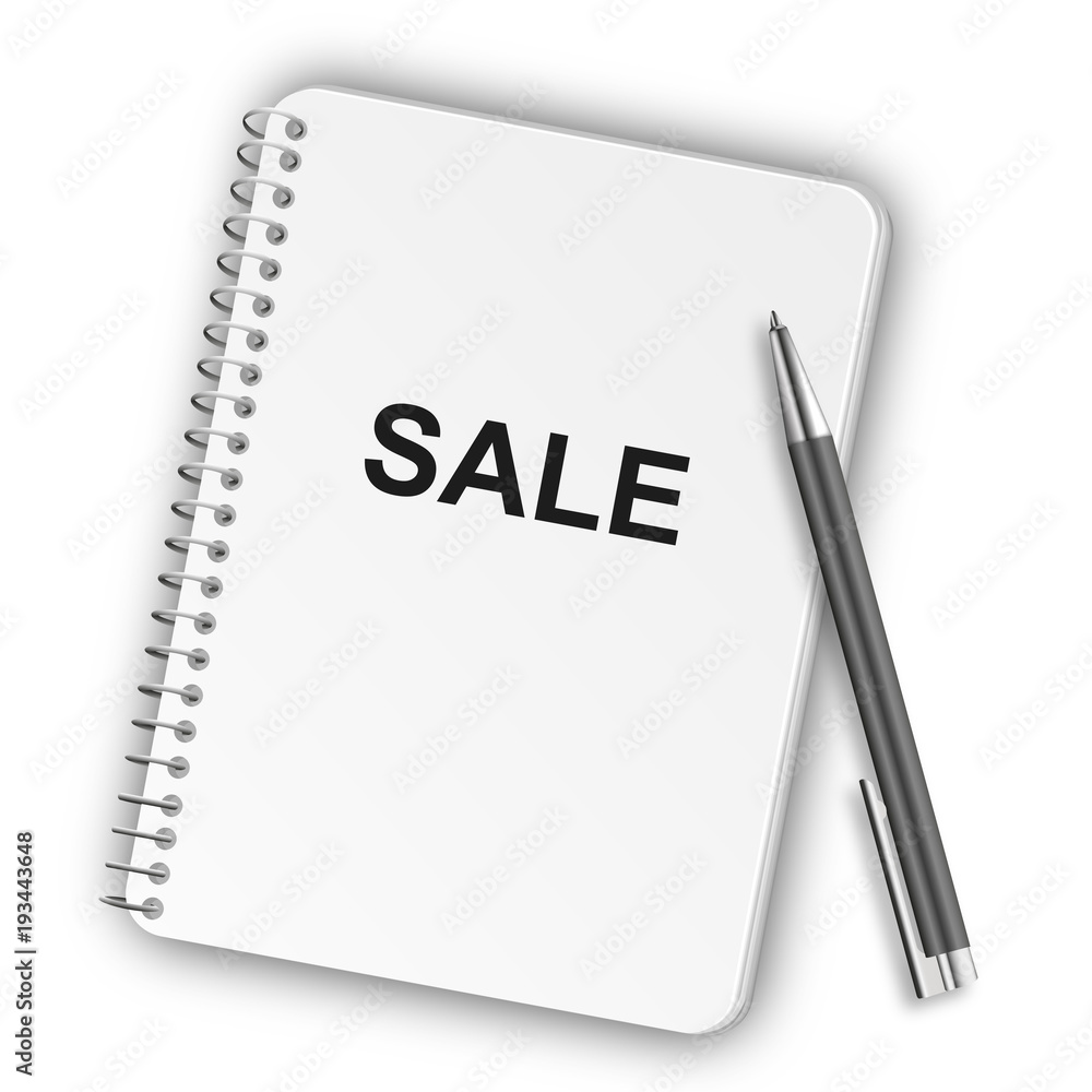 Notizblock Hochformat 05 - Sale Notizblock Hochformat 05 - Sale