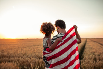 Celebrating American holiday