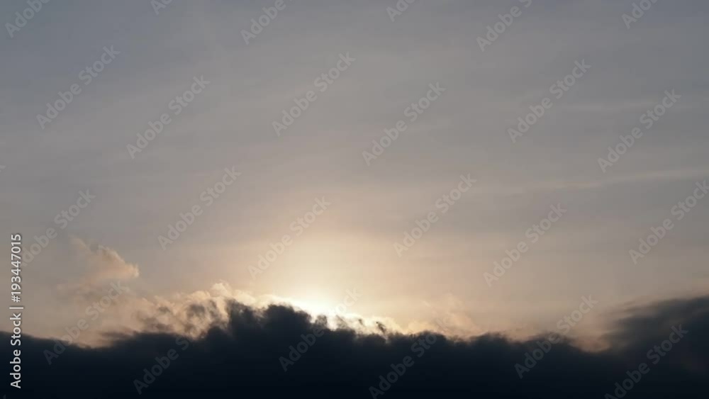 黒い雲と太陽の光 黒い雲と太陽の光