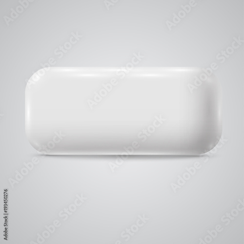 Realistic chewing gum, vector.