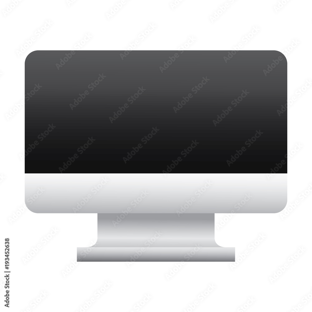 monitor computer technology device wireless vector illustration monitor computer technology device wireless vector illustration
