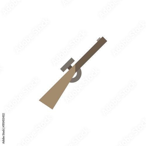 Camping & adventure icons - rifle