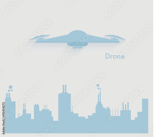 Concepto de Dron.