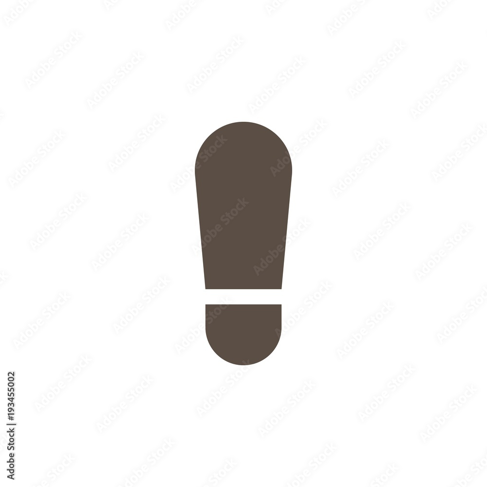Camping & adventure icons - footprint Camping & adventure icons - footprint