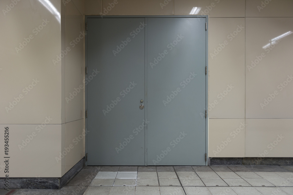 sidewalk by street wall & door sidewalk by street wall & door