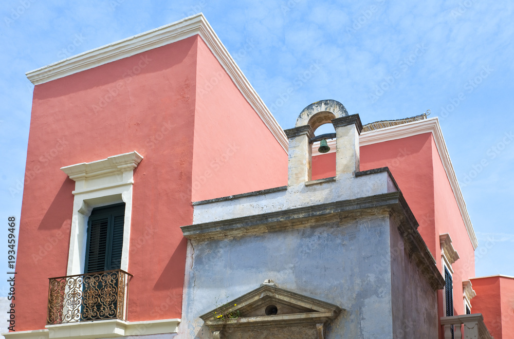 The Baroque architectures in the town of Nardò