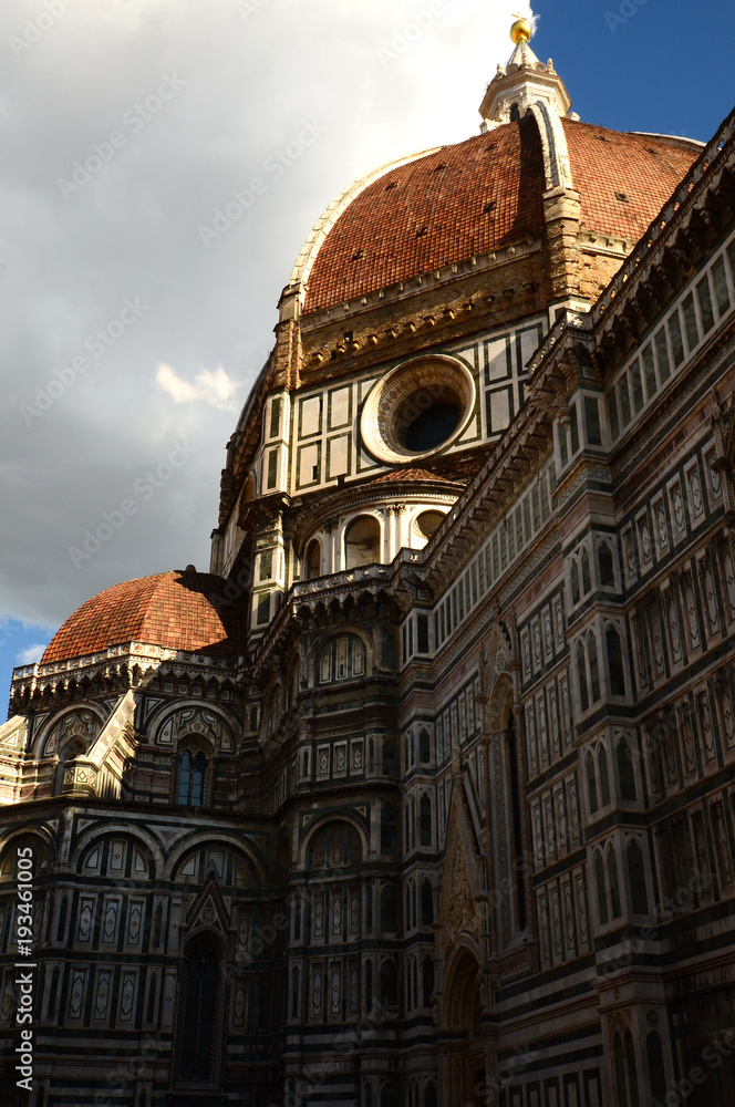 
The Dome of Cathedral Santa Maria del Fiore in Florence, Italy.