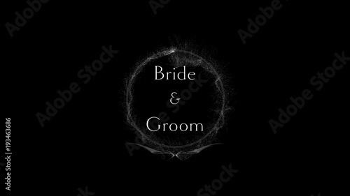 Particle Circle Title