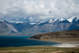 Mountain Lake Manasarovar Himalayas Tibet