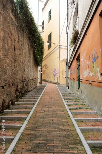 a street in Genoa  italy