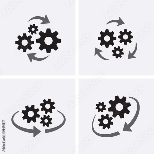 Operations Icon. Project Management.