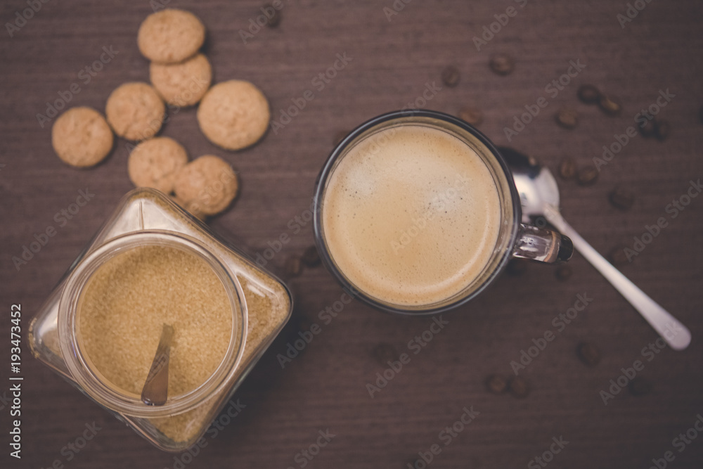Coffee and cookies Coffee and cookies