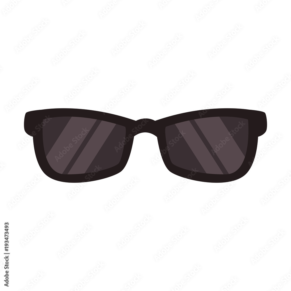 Fashion sunglasses isolated vector illustration graphic design