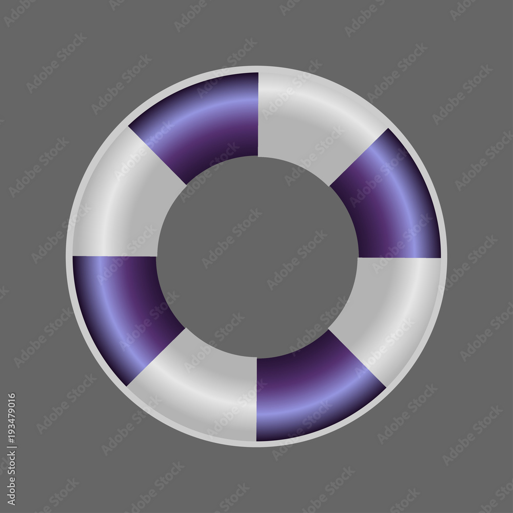Top view swimming circle for ocean, sea, pool Top view swimming circle for ocean, sea, pool