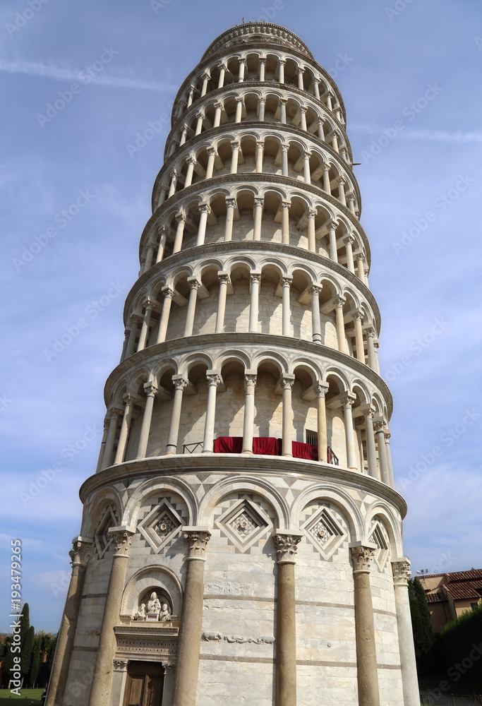 The tower of Pisa, Italy