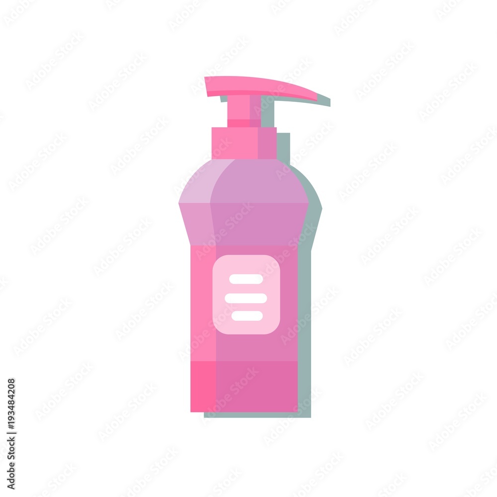 Bottle dispenser with red pink liquid soap isolated with clipping path. White background. Ready to use. Bottle dispenser with red pink liquid soap isolated with clipping path. White background. Ready to use.