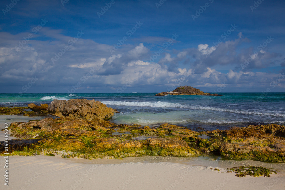 On the beach, Yucatan, Mexico