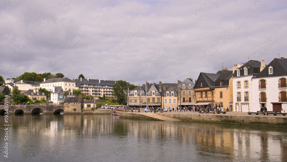 Le port de saint-goustan à Auray en Bretagne